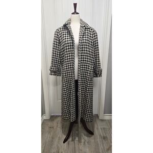 Vintage Charter Clip John Molloy Wool Coat Made in Ireland Size 6 Donegal Tweed